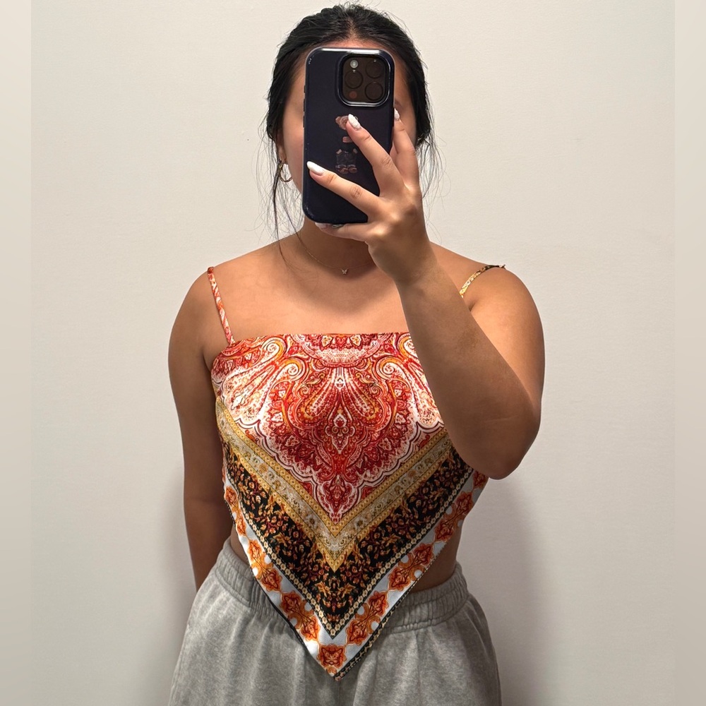 Princess Polly patterned bandana top